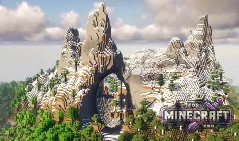 Mountain Hole Seed for Minecraft Bedrock 26.30+