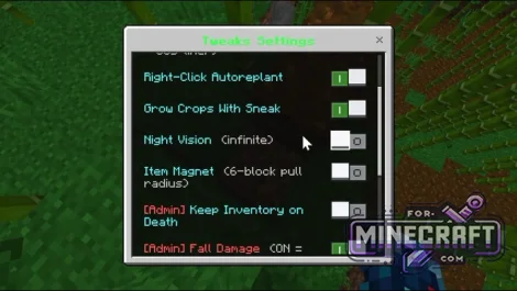 No-Command Tweaks for Minecraft Bedrock 1.21/26.30