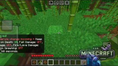 No-Command Tweaks for Minecraft Bedrock