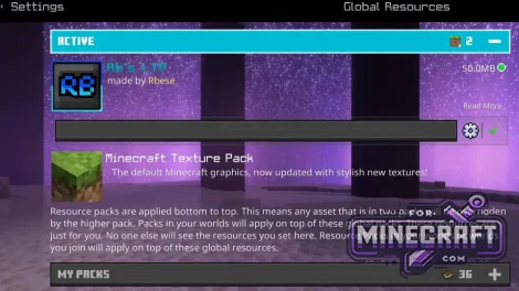 Rb's LTP Client v1.3 for Minecraft Bedrock 1.21/26.X+