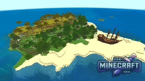 Shipwreck Island Seed for Minecraft Bedrock 26.20+