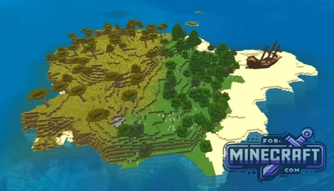 Shipwreck Island Seed for Minecraft Bedrock
