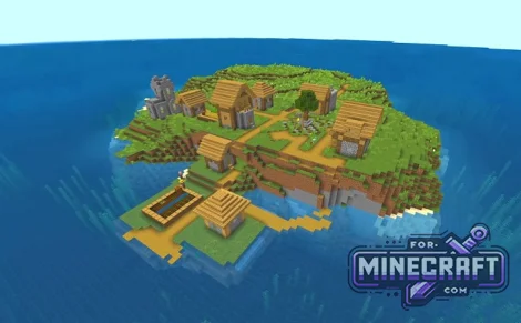 Twin Village Islands Seed for Minecraft Bedrock