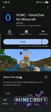 VCMC v1.1.6 (Voice Chat for Minecraft Bedrock)