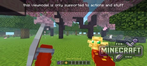 View Model Pack v1.2.1 for Minecraft Bedrock 1.21/26.30+