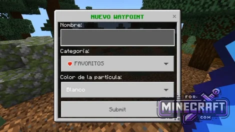 Waypoints Bedrock Addon v1.3.1