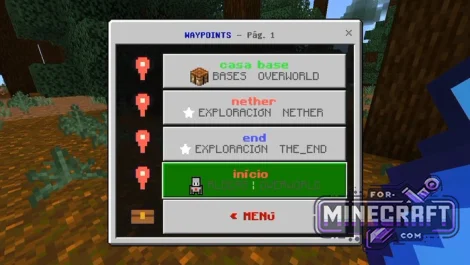 Waypoints Bedrock Addon