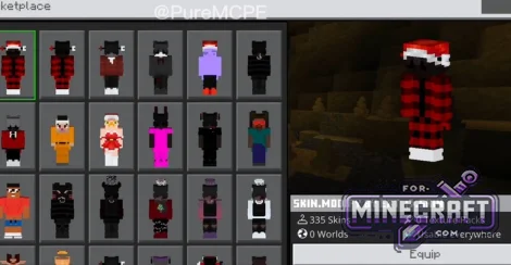 3D Cosmetics Skin Pack (300+) for Minecraft Bedrock 26.40+