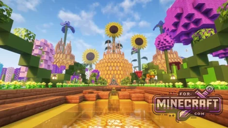 Beehive Scavenger Hunt Map for MCPE 1.21/26.X