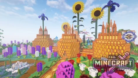 Beehive Scavenger Hunt Map for MCPE 1.21/26.X