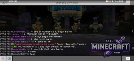 Chat Timestamps Mod for Minecraft Bedrock 26.20/26.30+