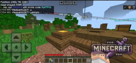 Chat Timestamps Mod for Minecraft Bedrock