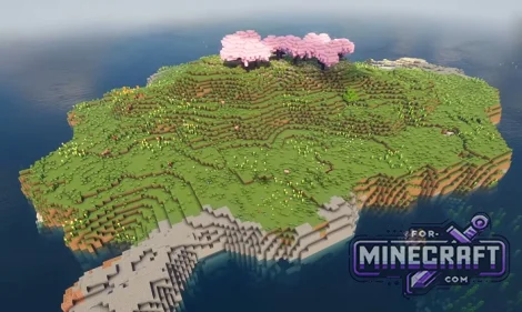 Cherry Island Seed for Minecraft Bedrock 26.40+