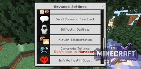 Creative Mode Plus Addon v6 for Minecraft Bedrock 1.26