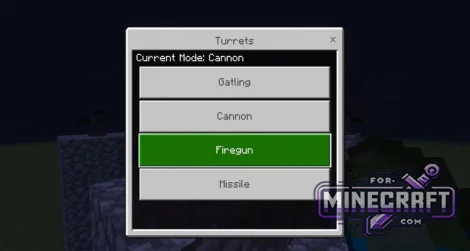 Defense Turrets Addon for Minecraft Bedrock 26.40+