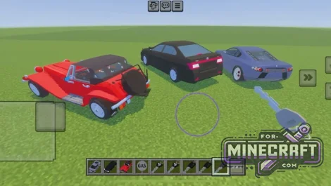 Flux Engine Car Pack for Minecraft Bedrock 1.21/26.40+