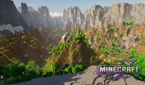 Mountain inside a Mountain Seed for Minecraft Bedrock 26.40+