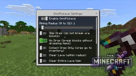 OmniBreaker Addon for Minecraft Bedrock 26.32+