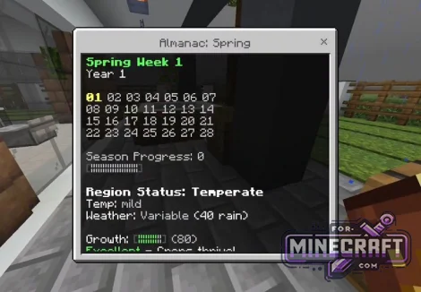 Seasonala Addon 4.0.0 for Minecraft Bedrock 26.X