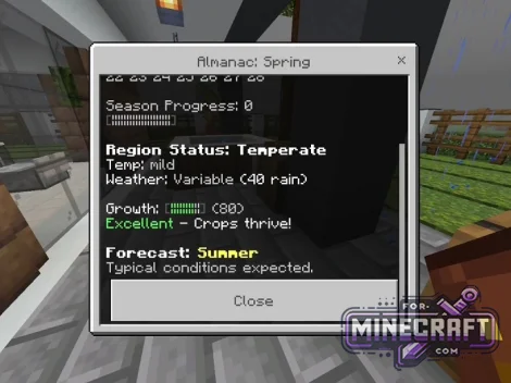 Seasonala Addon 4.0.0 for Minecraft Bedrock 26.X