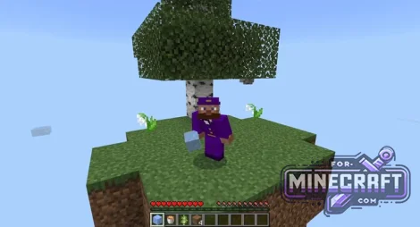 SkyBlock Biomes Map v5.1 for Minecraft Bedrock 1.26+