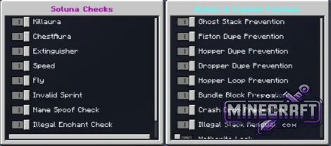 Soluna Anti Cheat v1.7 for Minecraft Bedrock 26.X+