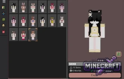 Summer Girls Skin Pack for Minecraft Bedrock 1.26+