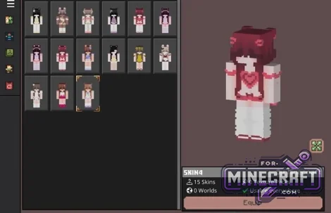 Summer Girls Skin Pack for Minecraft Bedrock