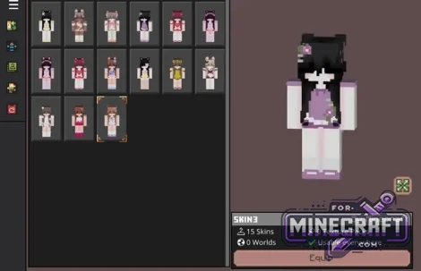 Summer Girls Skin Pack for Minecraft Bedrock