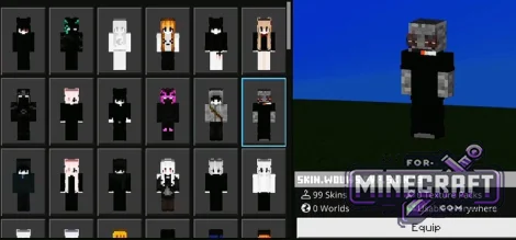 Wouws PvP 100+ Skin Pack for Minecraft Bedrock 1.21/26.X