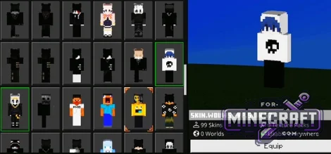 Wouws PvP 100+ Skin Pack for Minecraft Bedrock