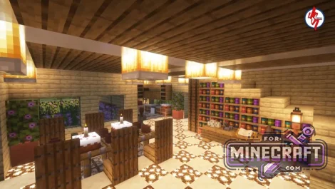 2-Story Modern Villa Map for Minecraft Bedrock