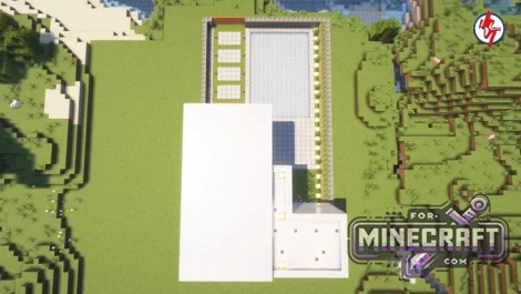 2-Story Modern Villa Map for Minecraft Bedrock
