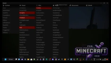 Ambrosial Client for Minecraft Bedrock