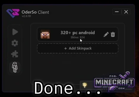 Combined Cosmetics Skin Pack for Minecraft Bedrock