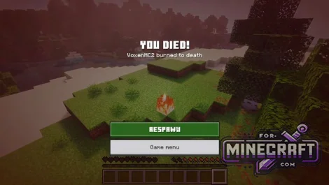 Death Teleport Addon v1.0 for Minecraft PE 1.26+