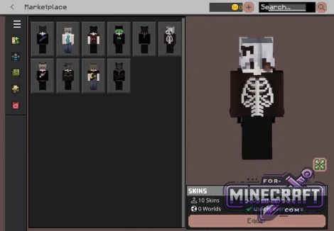 Emo Skin Pack for Minecraft Bedrock