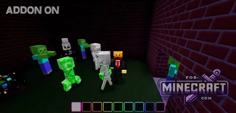 Glowing Entities Pack v1.0.8 for Minecraft Bedrock 26.40+