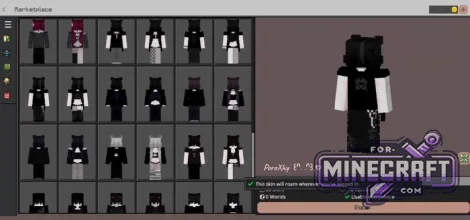 Gothic Cosmetic Skin Pack (80 +Capes)