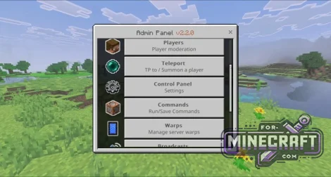 UI Admin Tools v2.3 (2.2.2) for Minecraft Bedrock 26.50+