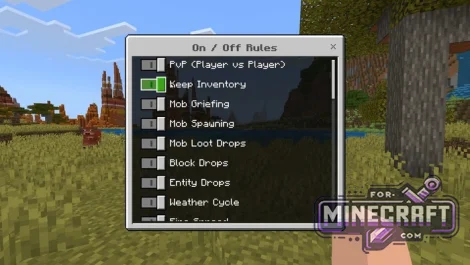 World Settings UI Addon for Minecraft Bedrock