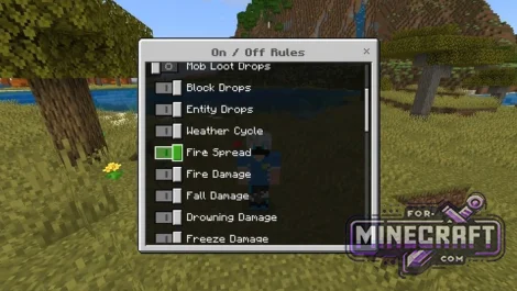 World Settings UI Addon for Minecraft Bedrock