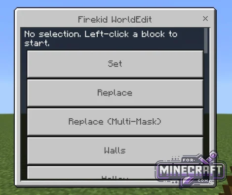 WorldEdit Addon v1.0 for Minecraft Bedrock 26.X (1.26)