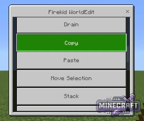 WorldEdit Addon v1.0 for Minecraft Bedrock 26.X