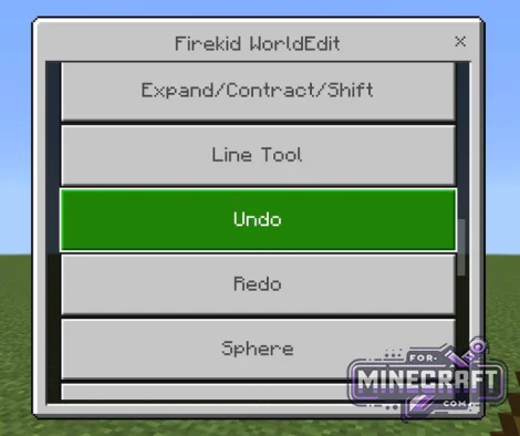 WorldEdit Addon v1.0 for Minecraft Bedrock 26.X