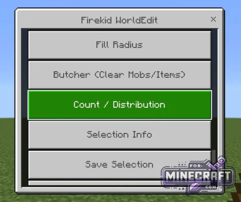 WorldEdit Addon v1.0 for Minecraft Bedrock 26.X
