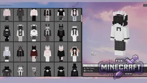 1900+ Mixed Skin Pack for Minecraft Bedrock