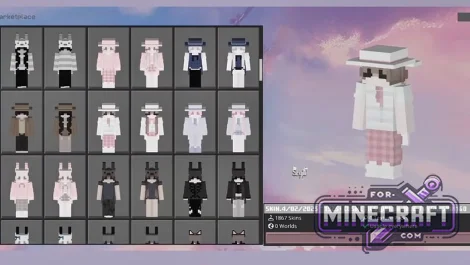 1900+ Mixed Skin Pack for Minecraft Bedrock