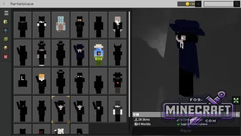 28 4D Skins & Zombie Arms for Minecraft BE