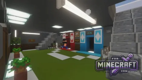 2v2 Soccer Map (Smart Physics) for Minecraft Bedrock